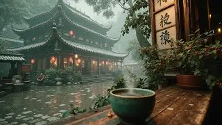 Peaceful Asian Music Winter Harmony Ancient Streets ~ Yoga Stress Relief Calm Sleep