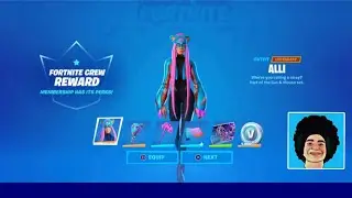 *NEW* ALLI SKIN GAMEPLAY IN FORTNITE (Fortnite April Crew Pack)
