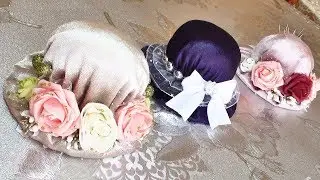 حاملة الدبابيس - Porte épingles للعرايس والبنات والخياطات DIY - شكل رقم #1
