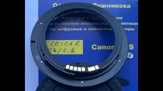 Leica R-Canon EOS EF (all SLR/DSLR) with AF programmable dandelion chip 4 gen.(for Leo S.)