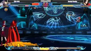 TDG OSO vs Denial Danke - BlazBlue: Chrono Phantasma (Texas Showdown)