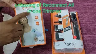 Reconnect 7 in 1 Face and Body Multigroomer Trimmer - 60 mins runtime/2 hours charge