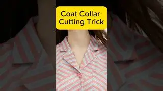 Coat Collar Cutting And Stitching | Coat Collar Gala banane ka tarika #shorts#CoatCollar