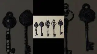 #Diy# handmade antique keys# vintage style #skeleton keys # trending#shorts #shortsfeed #easy
