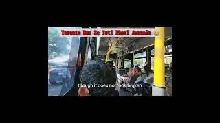 Strange Noise of Toronto Buses #activity #bus