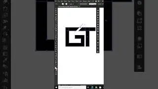 How to Make GT Logo Design in Adobe Illustrator | Typography logo | Digital Art Designs
