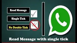 как прочитать сообщение WhatsApp с одной галочкой (без двойной галочки)