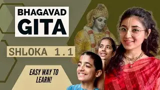 Shloka 1.1‼️Gita Shlok Learning Series | Ep-1 | Rules to Read Gita