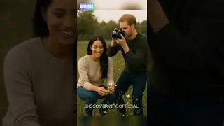 Meghan Picking Wildflowers, Harry Taking Candid Photos #shorts #royalfamily #royal