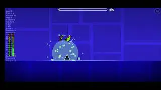 Juego con accidentes en Geometry dash #geometrydash #games #kids