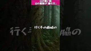 【山の怖い話】鎌の刃 #怖い話 #山 #短編ホラー #shorts