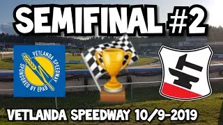 Speedway Vloggen #22 | SEMIFINAL #2 | Vetlanda - Smederna | Elitserien 2019