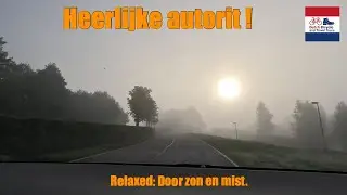 Autorit Barendrecht Ridderkerk in mistig en mystieke lichtval.