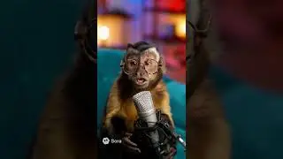 Funny Talking Monkey&rsquo;s First YouTube Video | Realistic AI Monkey Says &ldquo;Don&rsquo;t Forget to Subscribe