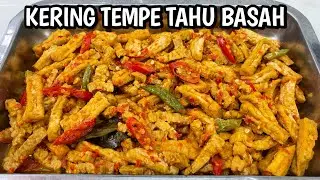 KERING TEMPE TAHU BASAH MENU SIMPEL TAPI ENAK BANGET
