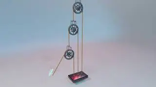 #020 Compound Pulley Arrangement &ndash; 507 Mechanical Movements 3D Animation