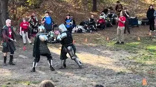 Gladiator fights behind the Met Museum