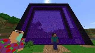 COMO PASAR A UN PORTAL A TRAVES DE OTRO PORTAL 2 NOOB LO ASEN MINECRAFT TROLL