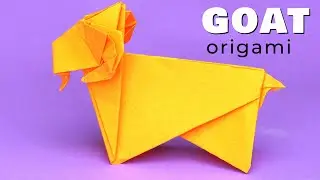 Learn To Make An Adorable Origami Paper Goat Easily