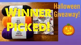Member Shoutouts + Halloween Giveaway Winner Picked!!  Big Twist Yarn + Annies Crochet  Magazine! 💜🧡
