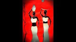 African lady drawing || How to draw african women