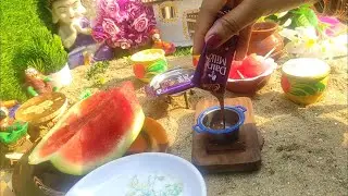 Chacolate cover watermelon balls🍡 |😋|watermelon balls| new video | The Miniature Cooking