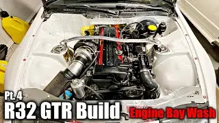 R32 Skyline GTR Build Pt. 4 | 30 Year Old Engine Bay Wash & 300ZX Engine Detail