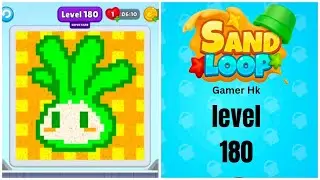 Sand loop level 180 super hard level Walkthrough Solution 