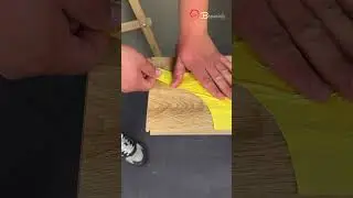 Toilet flooring cut technique #toilet #technique #flooring