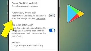 Automatically Archive Apps Kya Hai || Automatically Archive Apps | Play Store