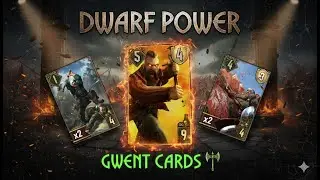 Gwent | Dwarf power! #scoiatael dwarf vs #nilfgaard #monsters #syndicate #witcher Card Game25100521