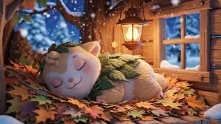 Tiny Cozy Creature Sleeps in Winter ❄️ | 5 Minutes 3D Anime ASMR | Relax & Unwind