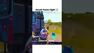 Recall Tower Fight the happens in bgmi gameplay Intense 1vs1gameplay#like #bgmi#pubglover#pubg#views