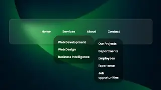 Create Multi-Level Dropdown Navbar with HTML & CSS | Step by Step Tutorial