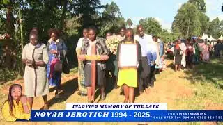 In loving Memory of Nova Jerotich