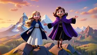 Two Flying Brooms Zoom Through the Sky | Magical Song for Kids | Preschool Fantasy and Fun Rhyme