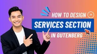 29. Design the Service section in Gutenberg Editor | Copy Paste Premade Layout | Gutenlayouts