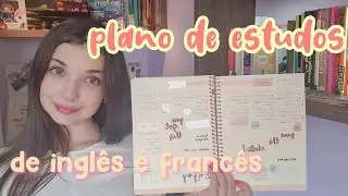 como montar um cronograma semanal de inglês e francês