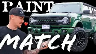 CUSTOM COLOR MATCHED AND LIFTED 2022 Ford Bronco || Rough Country Lift, Fuel Wheels, Nitto Tires!