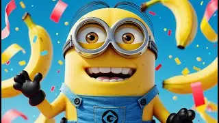 Minion Mania  Banana Boogie Blast! 🎶 A Hilarious Dance Song for Kids! 💛😂