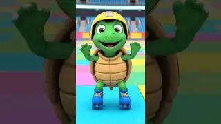 🏟️🐢🛼 Timmy the Turtle | TurtleOnSkates Stadium Run 🎉🔥 #shorts #viralshorts