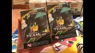 THE HUNT FOR THE CHARIZARD HOLO! OPENING 2 TEAM UP RELEASE KITS!