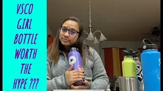 VSCO GIRL BOTTLE | HYDROFLASK REVIEW