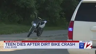 Teen dies after dirt bike crash in Fall River