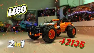 ОБЗОР НА LEGO TECHNIC 42135 2in1+таймлепс сборки/лего 42135/Monster Jam/El Toro Loco/