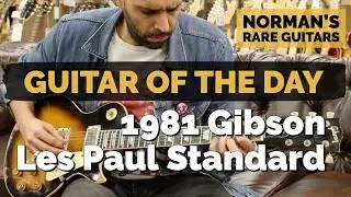 Guitar of the Day: 1981 Gibson Les Paul Standard | Norman's Rare Guitars