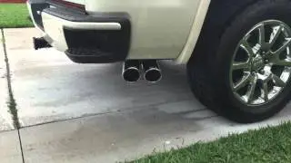 2014 5.3 GMC Sierra with GM Performance Cat-Back Exhaust - By BORLA