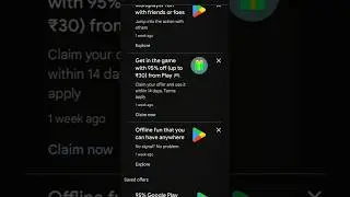 Google Play Store 95% Discount Offer || How To Use 95% Off In Free Fire || Playstore Offers