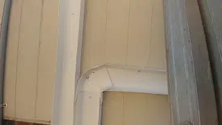 Lineset cover substitutes Gutter Down Spout Covers