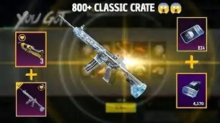 I Got 4x Glacier M416 | 800+ Classic Crate Opening | Wish Trick Working